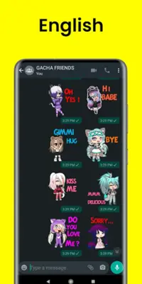 Gacha Stickers android App screenshot 0