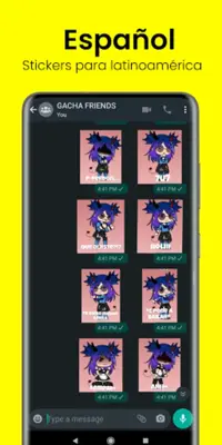 Gacha Stickers android App screenshot 1